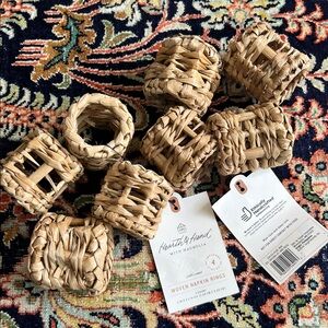 Hearth & Hand with Magnolia - Lampakanay Napkin Rings - New with Tags 2 sets